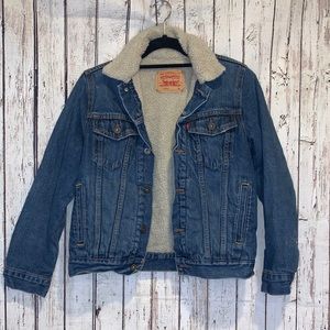 Levi Strauss wool lined jean jacket
